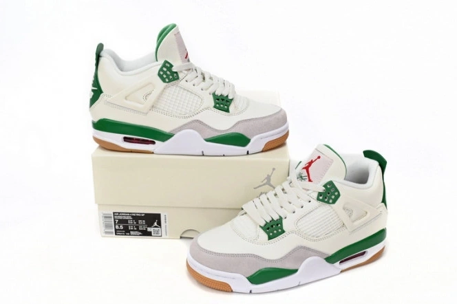 Cheap Husky 4 Green SB Retro Jordan DR5415-103 Pine 0814